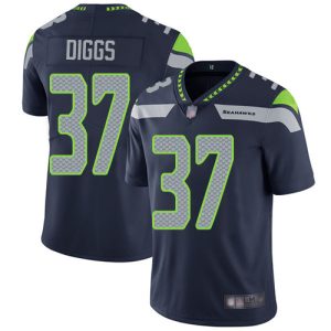 Nike Seahawks #37 Quandre Diggs Steel Blue Team Color Men's Stitched NFL Vapor Untouchable Limited Jersey - Custom Name