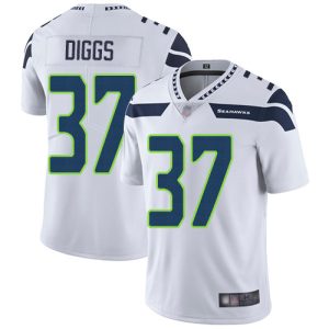 Nike Seahawks #37 Quandre Diggs White Men's Stitched NFL Vapor Untouchable Limited Jersey - Custom Name