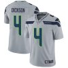 Nike Seahawks #4 Michael Dickson Grey Alternate Men's Stitched NFL Vapor Untouchable Limited Jersey - Custom Name