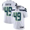 Nike Seahawks #49 Shaquem Griffin White Men's Stitched NFL Vapor Untouchable Limited Jersey - Custom Name