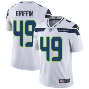 Nike Seahawks #49 Shaquem Griffin White Men's Stitched NFL Vapor Untouchable Limited Jersey - Custom Name