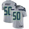Nike Seahawks #50 K.J. Wright Grey Alternate Men's Stitched NFL Vapor Untouchable Limited Jersey - Custom Name