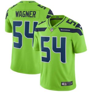 Nike Seahawks #54 Bobby Wagner Green Men's Stitched NFL Limited Rush Jersey - Custom Name