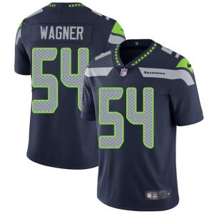 Nike Seahawks #54 Bobby Wagner Steel Blue Team Color Men's Stitched NFL Vapor Untouchable Limited Jersey - Custom Name