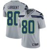 Nike Seahawks #80 Steve Largent Grey Alternate Men's Stitched NFL Vapor Untouchable Limited Jersey - Custom Name