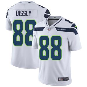 Nike Seahawks #88 Will Dissly White Men's Stitched NFL Vapor Untouchable Limited Jersey - Custom Name