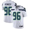 Nike Seahawks #96 Cortez Kennedy White Men's Stitched NFL Vapor Untouchable Limited Jersey - Custom Name