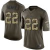 Nike Titans #22 Derrick Henry Green Men's Stitched NFL Limited 2015 Salute To Service Jersey - Custom Name