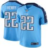 Nike Titans #22 Derrick Henry Light Blue Men's Stitched NFL Limited Rush Jersey - Custom Name