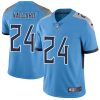 Nike Titans #24 Kenny Vaccaro Light Blue Alternate Men's Stitched NFL Vapor Untouchable Limited Jersey - Custom Name