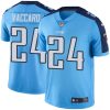 Nike Titans #24 Kenny Vaccaro Light Blue Men's Stitched NFL Limited Rush Jersey - Custom Name