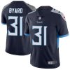 Nike Titans #31 Kevin Byard Navy Blue Team Color Men's Stitched NFL Vapor Untouchable Limited Jersey - Custom Name