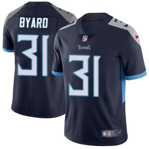 Nike Titans #31 Kevin Byard Navy Blue Team Color Men's Stitched NFL Vapor Untouchable Limited Jersey - Custom Name