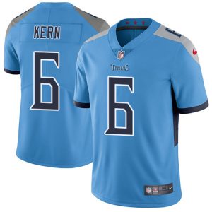 Nike Titans #6 Brett Kern Light Blue Alternate Men's Stitched NFL Vapor Untouchable Limited Jersey - Custom Name