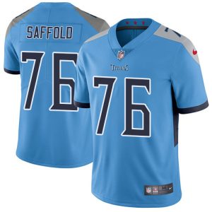 Nike Titans #76 Rodger Saffold Light Blue Alternate Men's Stitched NFL Vapor Untouchable Limited Jersey - Custom Name