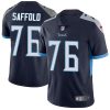 Nike Titans #76 Rodger Saffold Navy Blue Team Color Men's Stitched NFL Vapor Untouchable Limited Jersey - Custom Name
