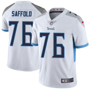 Nike Titans #76 Rodger Saffold White Men's Stitched NFL Vapor Untouchable Limited Jersey - Custom Name