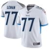 Nike Titans #77 Taylor Lewan White Men's Stitched NFL Vapor Untouchable Limited Jersey - Custom Name