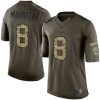 Nike Titans #8 Marcus Mariota Green Men's Stitched NFL Limited 2015 Salute To Service Jersey - Custom Name