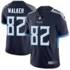 Nike Titans #82 Delanie Walker Navy Blue Team Color Men's Stitched NFL Vapor Untouchable Limited Jersey - Custom Name