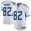 Nike Titans #82 Delanie Walker White Men's Stitched NFL Vapor Untouchable Limited Jersey - Custom Name