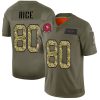 San Francisco 49ers #80 Jerry Rice Men's Nike 2019 Olive Camo Salute To Service Limited NFL Jersey - Custom Name
