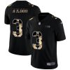 Seattle Seahawks #3 Russell Wilson Carbon Black Vapor Statue Of Liberty Limited NFL Jersey - Custom Name