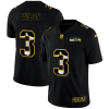 Seattle Seahawks #3 Russell Wilson Men's Nike Carbon Black Vapor Cristo Redentor Limited NFL Jersey - Custom Name