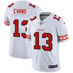 Tampa Bay Buccaneers #13 Mike Evans Nike White Team Logo Vapor Limited NFL Jersey - Custom Name