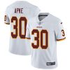 Nike Redskins #30 Troy Apke White Men's Stitched NFL Vapor Untouchable Limited Jersey - Custom Name