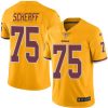 Nike Redskins #75 Brandon Scherff Gold Men's Stitched NFL Limited Rush Jersey - Custom Name