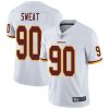 Nike Redskins #90 Montez Sweat White Men's Stitched NFL Vapor Untouchable Limited Jersey - Custom Name