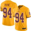 Nike Redskins #94 Da'Ron Payne Gold Men's Stitched NFL Limited Rush Jersey - Custom Name