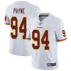 Nike Redskins #94 Da'Ron Payne White Men's Stitched NFL Vapor Untouchable Limited Jersey - Custom Name