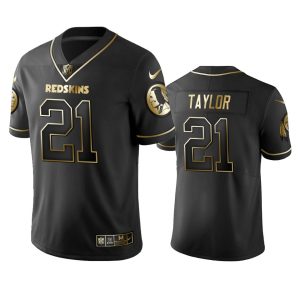 Redskins #21 Sean Taylor Men's Stitched NFL Vapor Untouchable Limited Black Golden Jersey - Custom Name
