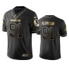 Redskins #91 Ryan Kerrigan Men's Stitched NFL Vapor Untouchable Limited Black Golden Jersey - Custom Name