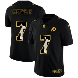 Washington Redskins #7 Dwayne Haskins Jr Men's Nike Carbon Black Vapor Cristo Redentor Limited NFL Jersey - Custom Name