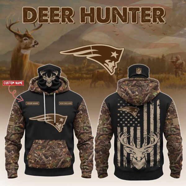 New England Patriots x Deer Hunting Hoodie Editions Limited