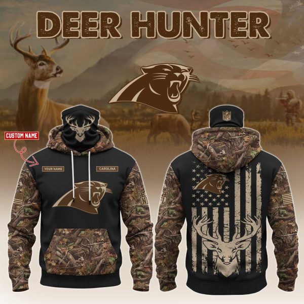 Carolina Panthers x Deer Hunting Hoodie Editions Limited