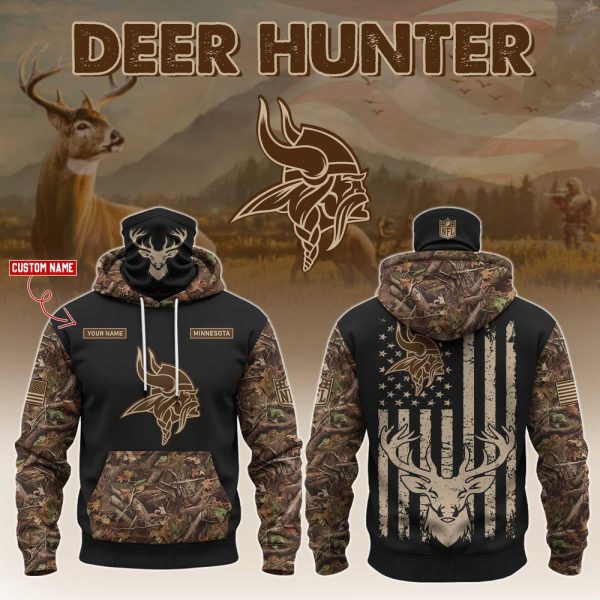 Minnesota Vikings x Deer Hunting Hoodie Editions Limited