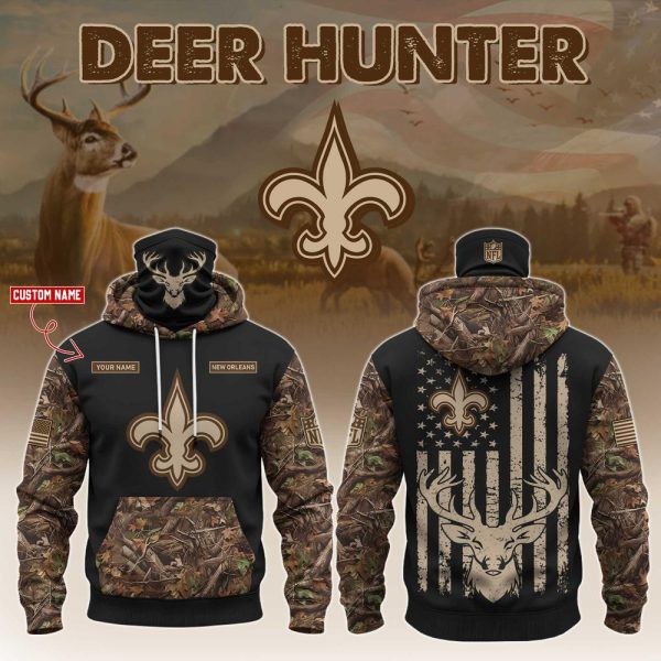 New Orleans Saints x Deer Hunting Hoodie Editions Limited