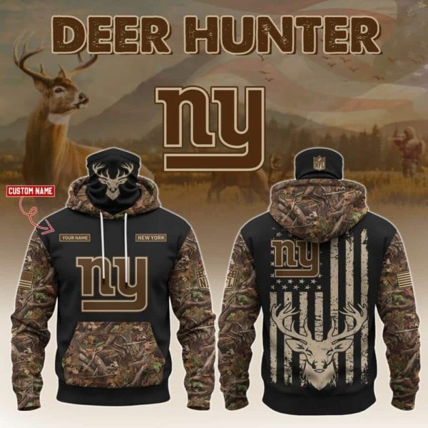 New York Giants x Deer Hunting Hoodie Editions Limited