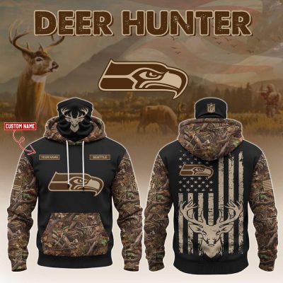 Seattle Seahawks x Deer Hunting Hoodie Editions Limited