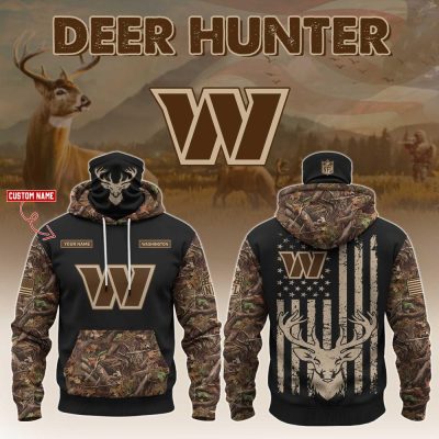 Washington Commanders x Deer Hunting Hoodie Editions Limited