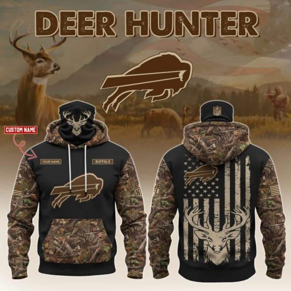 Buffalo Bills x Deer Hunting Hoodie Editions Limited