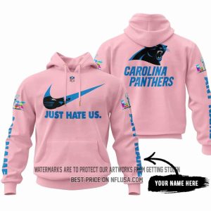 Just Hate Us - Super Bowl LX - Carolina Panthers - Pink