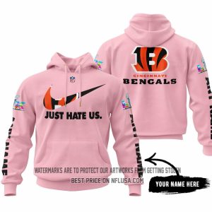Just Hate Us - Super Bowl LX - Cincinnati Bengals - Pink