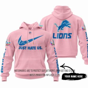 Just Hate Us - Super Bowl LX - Detroit Lions - Pink