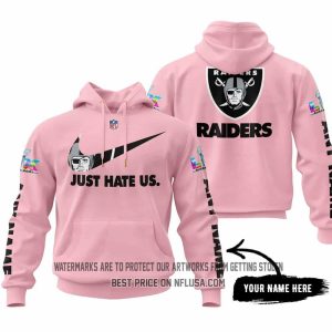 Just Hate Us - Super Bowl LX - Las Vegas Raiders - Pink