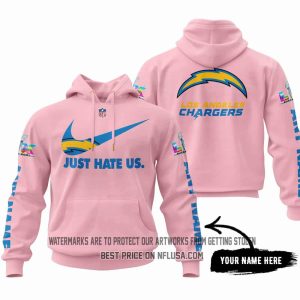 Just Hate Us - Super Bowl LX - Los Angeles Chargers - Pink